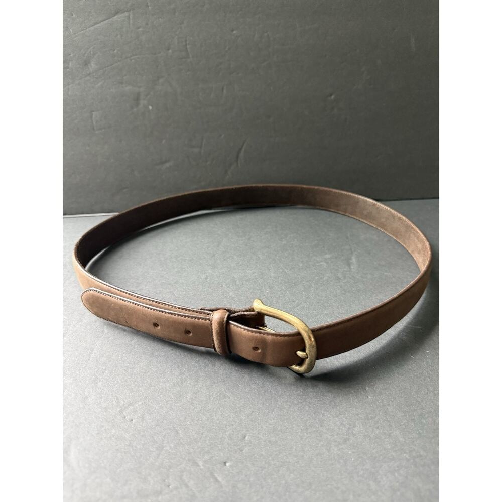 Classic Vintage Y2K GAP Brown Leather Belt Men’s Size 38 Casual Career Workwear